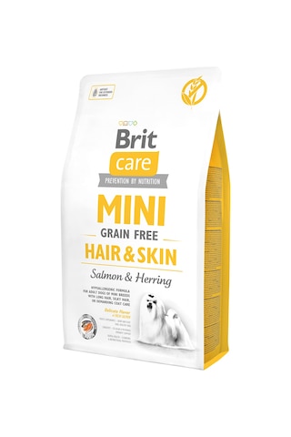 Brit Care Hair&skin Hipoalerjenik Deri Ve Tüy Sağlığı İçin Somon Ve Ringa Balıklı Tahılsız Yetişkin Köpek Maması 7kg
