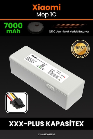 Xiaomi Mi Vacuum Mop 1c Uyumlu 7000.mah Batarya