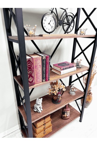 Tanraf Dekoratif Kitaplık 180x90 Barok