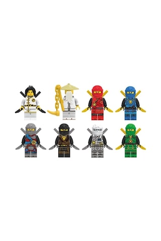 Ninjago  Uyumlu Skyblue Süper Kahraman 8 Farklı Hero Figür