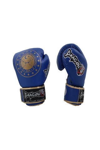 Dragondo 30218-p Martina Muaythai Federasyon Onaylı Boks Eldiveni Mavi