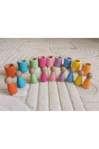 Waldorf Kaseler Peg Bebek Seti - 9 Lu