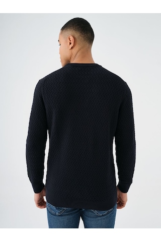 Regular Fit Erkek Kazak Koyu Lacivert