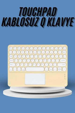 Touchpad Tüm Cihazlara Klavye Touchpad Slim Q Klavye