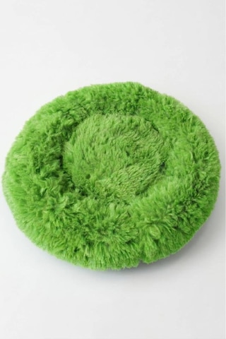 United Colors Of Benetton Bntmkt-0012-2-gr Uzun Kürklü Donut Kedi&köpek Yatağı Yeşil 55 Cm
