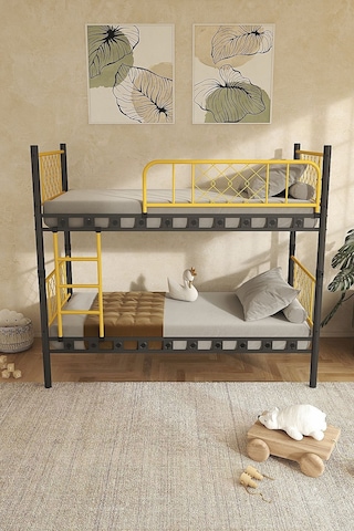 Argimo Metis Sarı Metal Ranza Ve Karyola 90 x 200 CM