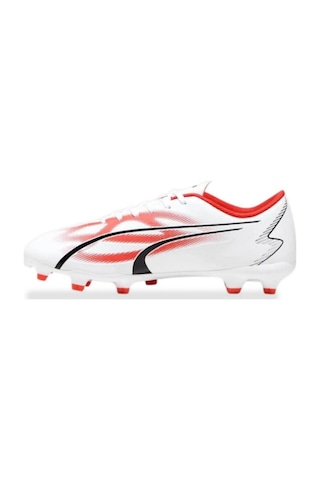 Puma Ultra Play Fg/ag Erkek Krampon 10742301 Profesyonel Futbol Ayakkabısı Beyaz - Kırmızı