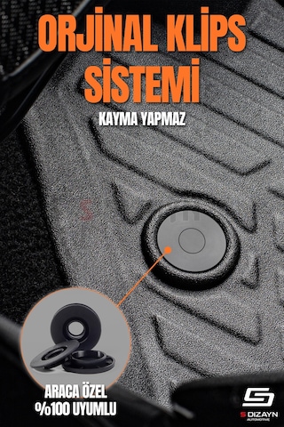 S-dizayn Ford Focus 4 3d Pro Havuzlu Paspas 2019 Üzeri A+ Kalite