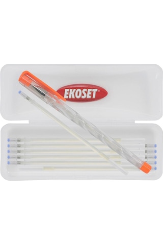 Ekoset Ultraviyole Görünmez UV Kalem ve 10 Adet Kalem içi İnce Ti