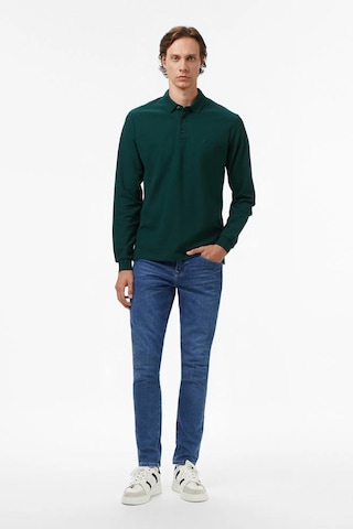Nautica Erkek Yeşil Classic Fit Uzun Kollu Polo Yaka T-shirt-11427 Yeşil