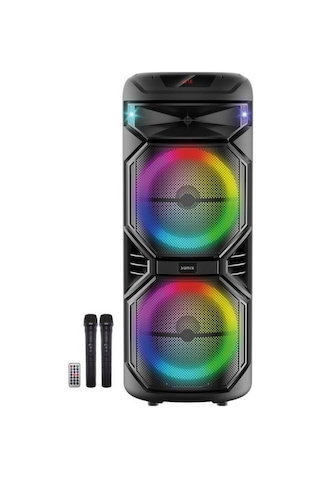 Sunix 60w 12v/4500 Mah Çift Mikrofonlu 30x2 Woofer 110 Cm Bluetooth Hoparlör Bts-80s