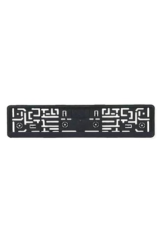Z Tech Siyah Plastik Oto Plakalığı, 54 X 12 Cm, Yazısız Dikdörtgen Çerçeve