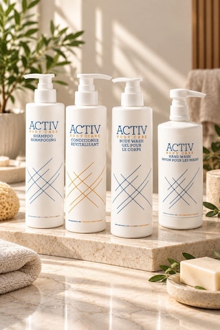 Actıv Body Care 4'lü Bakım Seti 360 Ml Şampuan + Saç Kremi + Duş Jeli + Sıvı El Sabunu