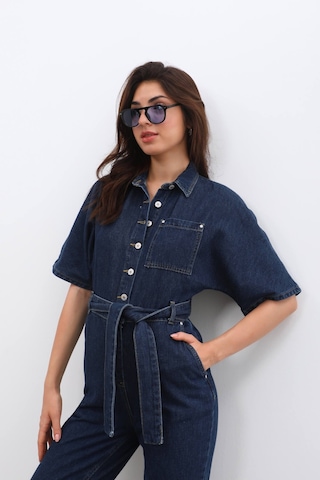 Kadın Yarasa Kol Jean Tulum Rins 001
