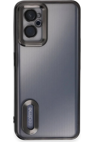 Cosmotex Newface Realme 9i 4g Kılıf Slot Silikon - Siyah Sıyah