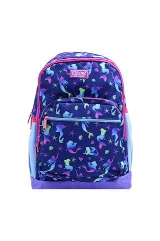 Muggle 4 Bölmeli Ot-mermaid Mor Okul Sırt Çantası Mu-0266