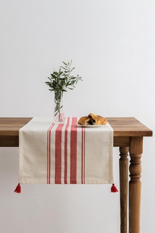 Tereza Runner 2'li Set Kırmızı - Kırmızı