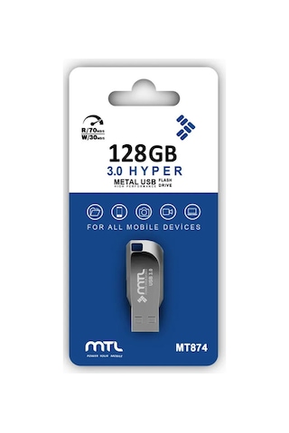 128 Gb Usb 3.0 Hızlı Usb Flash Bellek Metal Gövdeli Yüksek