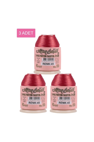 3 Adet Altınbaşak Oya Ve Dantel İpi 20 Gr - Royaleks - No: 045