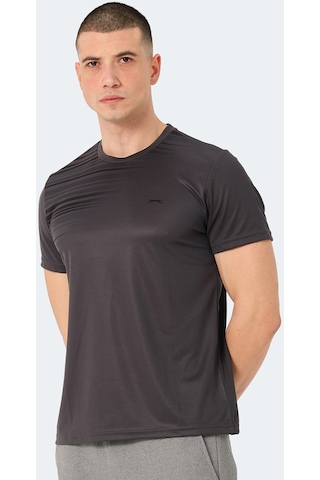 Slazenger RAVEN Erkek  Koyu Gri Tişört