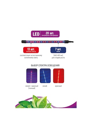 Garden Show Bitkiler İçin Uzaktan Kumandalı Mandallı Lamba 10 W 124973383 Siyah