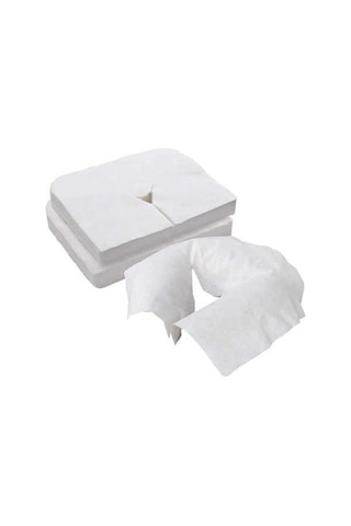 Dolıty 100 Adet Tek Kullanımlık Yastık Kılıfı Yüz Y-şekli, Hijyenik