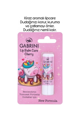Gabrini Lip Balm Care Cherry Dudak Bakım Kremi