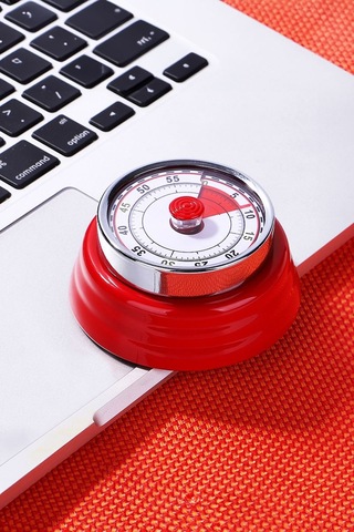 Wf Kırmızı Mekanik Klasik Zilli Mutfak Zamanlayıcı Timer Thr301