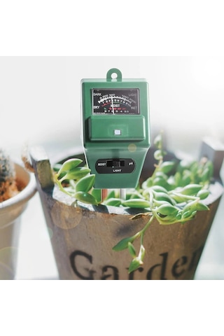 Toprak Nem Ölçer. Ph Metre Ve Işık Ölçer 3'Ü Birarada