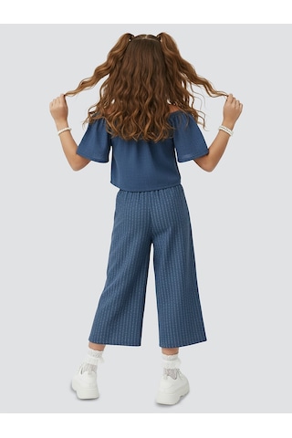 Denokids Romantik Kedi Kız Çocuk Bluz Pantolon Takım Çok Renkli