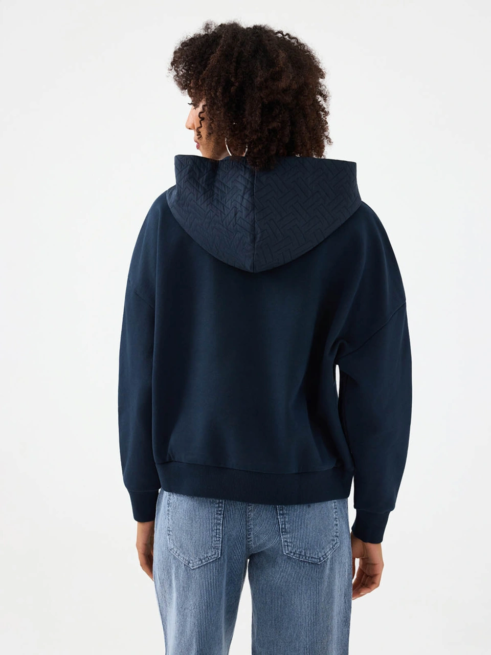 Loft Oversize Lacivert Kadın Sweatshirt Lf2040925 Lacivert