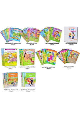 1.sınıflar İçin Tavsiyeli Okumayı Hızlandıran Sevdiren 100 Kitap