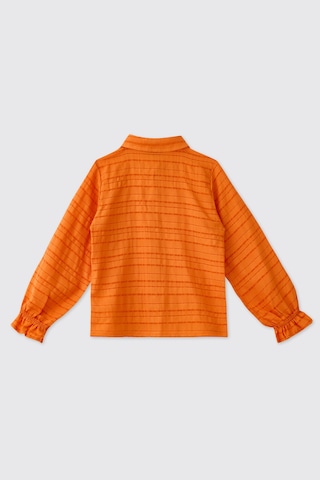 Panço Kız Çocuk Oranj Gömlek 2611gk06056 Turuncu
