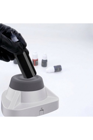 Ink Mixer Makinesi Fişli Gümüş Dövme Boya Karıştırıcı