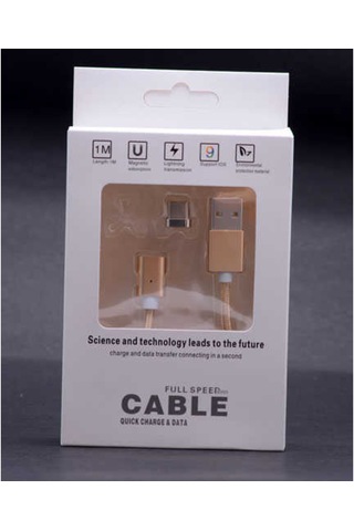 Type-C Mıknatıslı Usb Kablo
