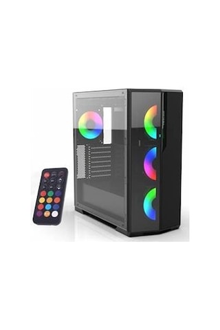 Inca Emg-17xb 4x1200mm Kumandalı Argb Fan Gaming Computer Case Kdo