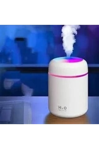 Rgb Işıklı Mini Hava Nemlendirici Usb Sessiz Ultrasonik Buhar