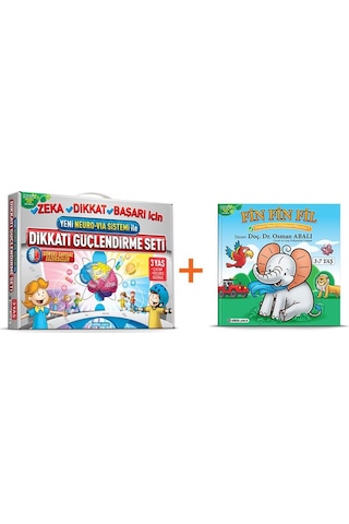Adeda Dikkati Güçlendirme Seti 3 Yaş + Fin Fin Fil