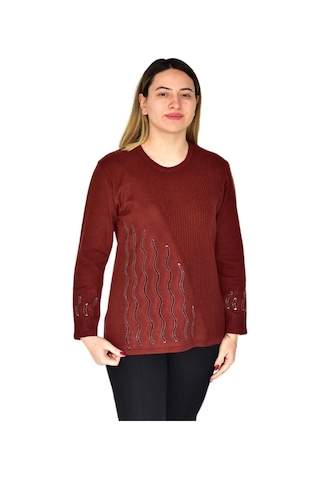 Kadın Triko Kazak Bgl-st03374 001