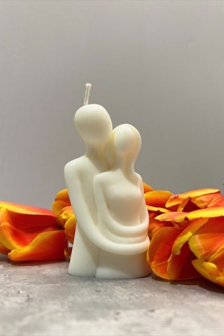 Bernami Mum Pinterest Sevgililer Günü Mum, Çift Mum, Mutlu Çift Mum, Dekoratif Mum, Sarılan Çift Mum Diğer