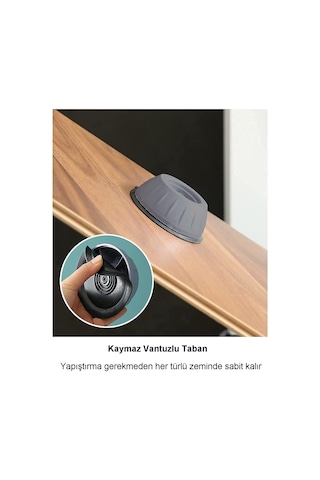 Çamaşır Makinesi Titreşim Gürültü Hareket Önleyici Mobilya Yükseltici Ayak Ped 4 Adet Diğer