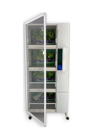 İstanbul Kafes Model 1y Pvc Kuş Dolabı