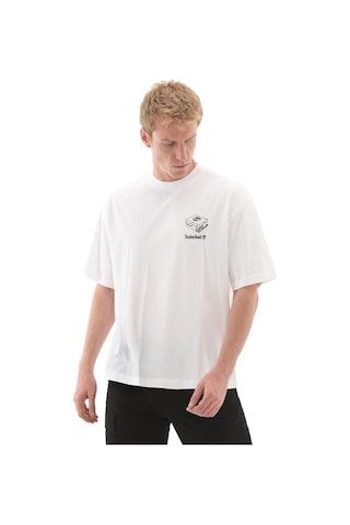 B0a6ky31001-r Timberland 'my Boots'' Short Sleeve Tee Erkek T-shirt Beyaz B0a6ky31001-r Beyaz