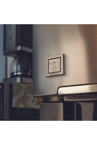 Vitruvius Adamı Leonardo Da Vinci, 1492 Baskılı Mdf Magnet 7x7 420