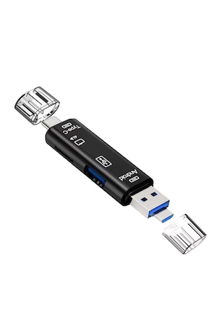 Forzacase Fc801 3in1 Usb Otg Sd Usb 3.0 Type C Micro Usb Kart Okuyucu