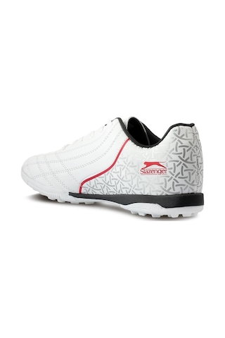 Slazenger HINO HS Erkek Halı Saha Beyaz - Siyah Futbol Ayakkabısı