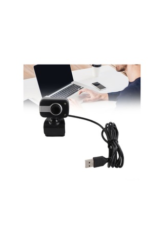 Yuntech01 Laptop Ve Lcd İçin Usb Web Kamera, 360 Dönüş, Led Gece Görüşü, Yüksek Çözünürlük, Mikrofonlu, Çeşitli Konferans Yazılımlarıyla Uyumlu