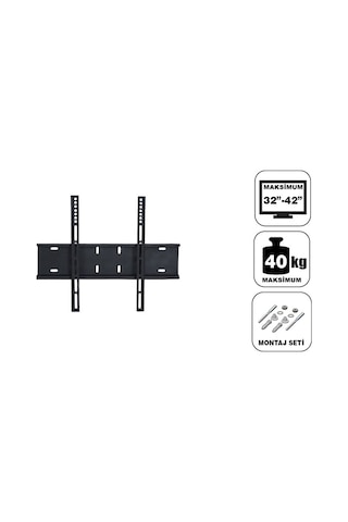 Maxo 550 Sabit Tv Askı Aparatı 32'' 42'' 82 106 Ekran