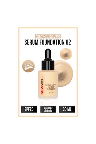 New Well Derma Cover Serum Foundation 02