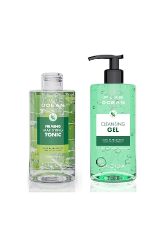 Sheida Pure Ocean Yüz Temizleme Seti - Yağlı Ve Karma Ciltler İçin